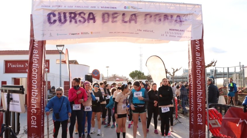 Èxit de participació en la desena edició de la Cursa de la Dona de Montblanc