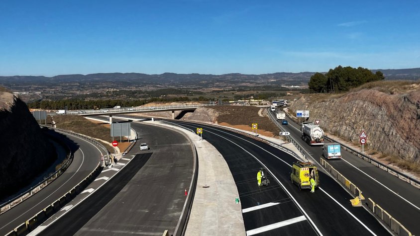La connexió entre A-27 i N-240 s'obrirà la pròxima setmana