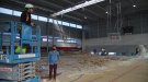 Comencen les obres per substituir el parquet del pavelló municipal de Montblanc