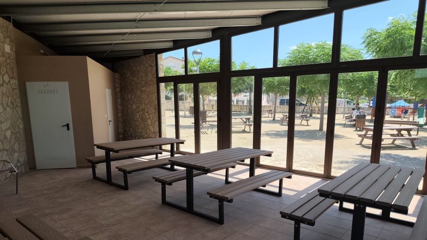 Blancafort inaugurarà el nou refugi climàtic i la remodelació de la zona d’esbarjo de la plaça Portell