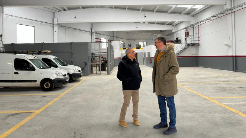 La brigada municipal de Montblanc estrena la nova nau quatre anys després de l’incendi del 2021