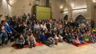 La canalla fa cagar el tió a Montblanc