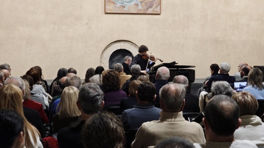 Gran èxit del concert ‘Duo Vivaldi’ amb el montblanquí Sasha Amorós i Gerard López
