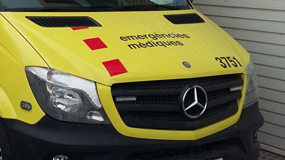 Un ferit greu en un xoc d’una furgoneta a la TV-7004, a Vilanova de Prades