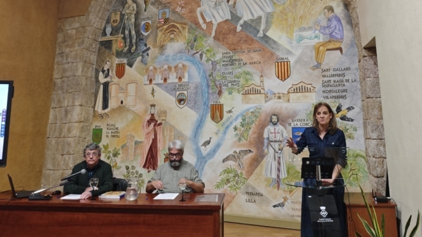 El Consell Comarcal de la Conca de Barberà commemora els 25 anys del Mural i ret homenatge a Ismael Balanyà i Moix