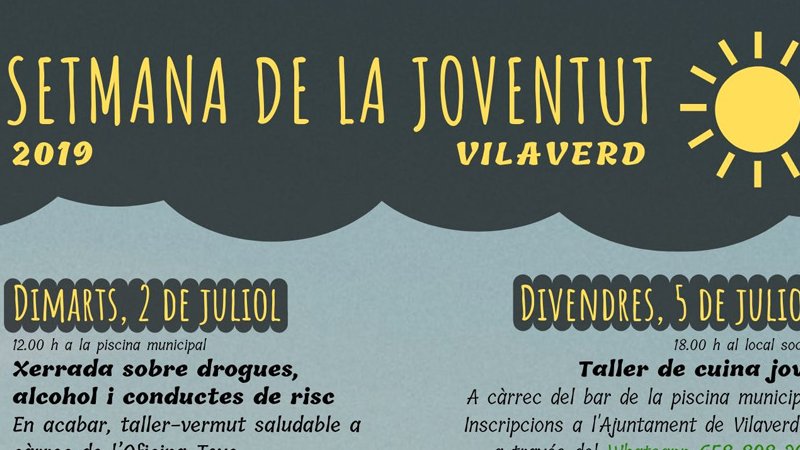 Amb la calor arriba la Setmana Jove de Vilaverd
