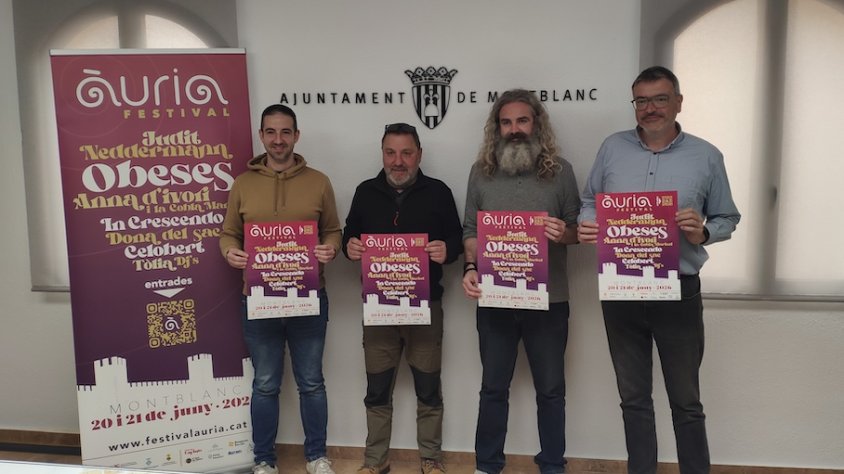 El Festival Àuria es trasllada aquest 2026 a la plaça de la Serra de Montblanc