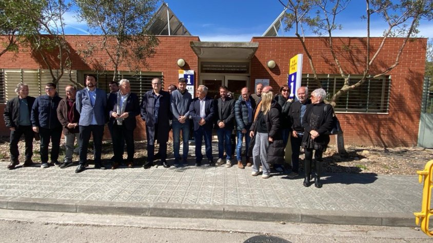 S’inaugura el nou centre d’acollida de senderistes de la Ruta del Cister