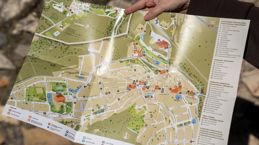 L’Espluga de Francolí edita un nou mapa turístic del municipi