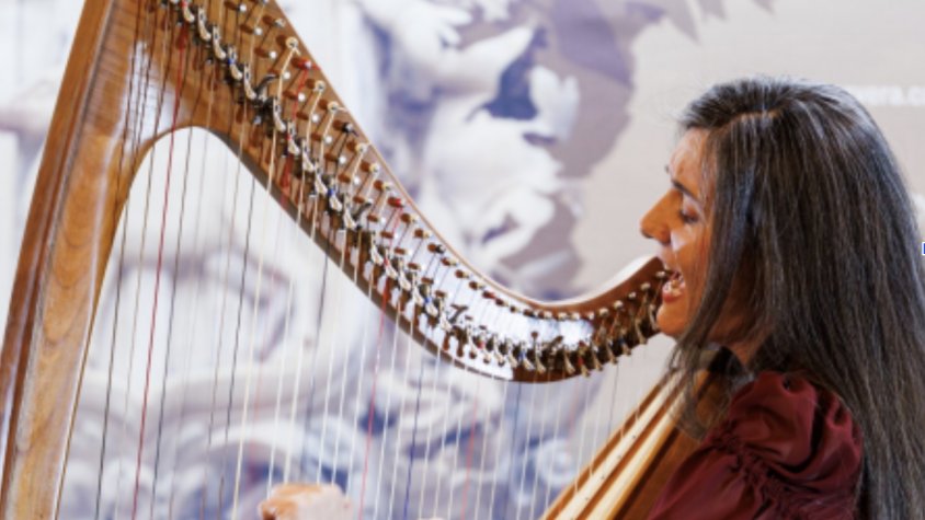 Anna Amigó competirà a les semifinals del World Harp Competition amb Sang de Dona. FOTO: Eva Balcells