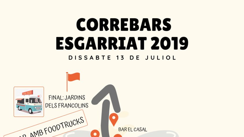 El Correbars Esgarriat se celebra aquest dissabte a l'Espluga amb 13 establiments participants