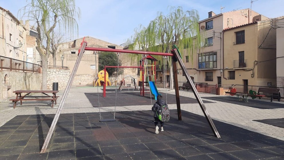 Montblanc reformarà integralment el parc infantil de la plaça de Catalunya
