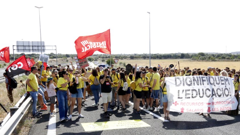 El ‘no’ al preacord entre sindicats i Educació guanya en la consulta als docents amb un 65,1%