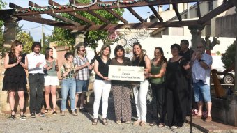 Blancafort homenatja Dolors Sanahuja i proposa donar el seu nom a l’escola del poble