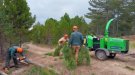 La Cooperativa Reboll estudia com donar una nova vida als subproductes del bosc