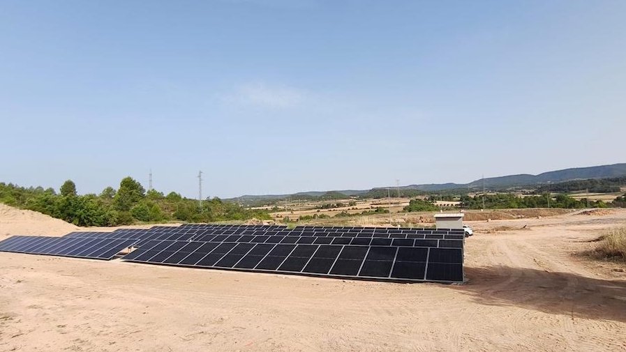 El Centre de Tractament de Residus de l'Espluga de Francolí posa en marxa una instal·lació fotovoltaica per reduir el consum energètic