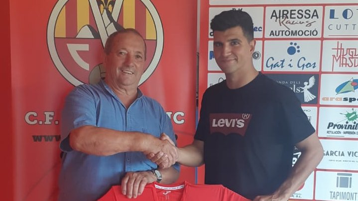 El CF Montblanc formalitza el fitxatge d'Alejandro Palomares